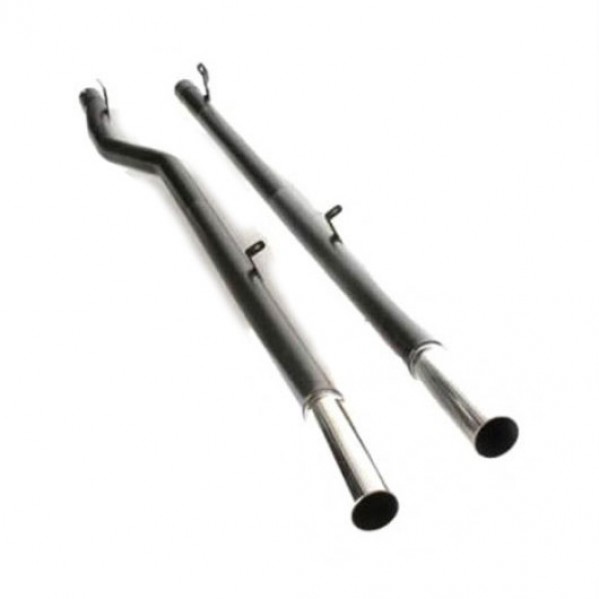 Rear Pipes Stainless Steel Ends 6 Cylinder - Pair