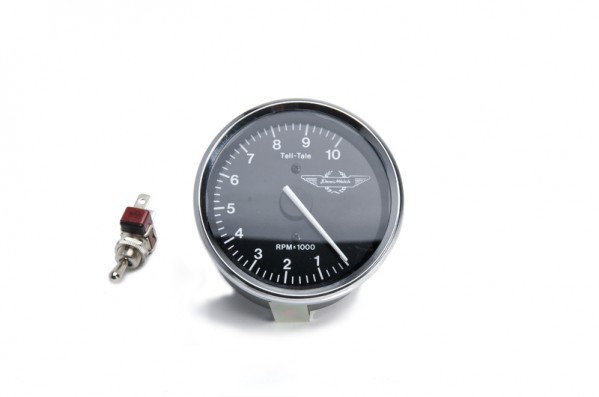 Electronic 0-10K Rev Counter - with tell tale