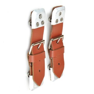 Pair of Bonnet Straps - Brown