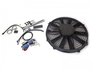 13 Electric Cooling Fan kit - Blower -  Negative Earth