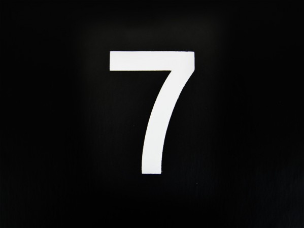 2_1/2 Number Plate Digit 7