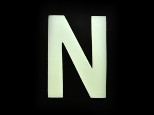 3 Number Plate Letter N