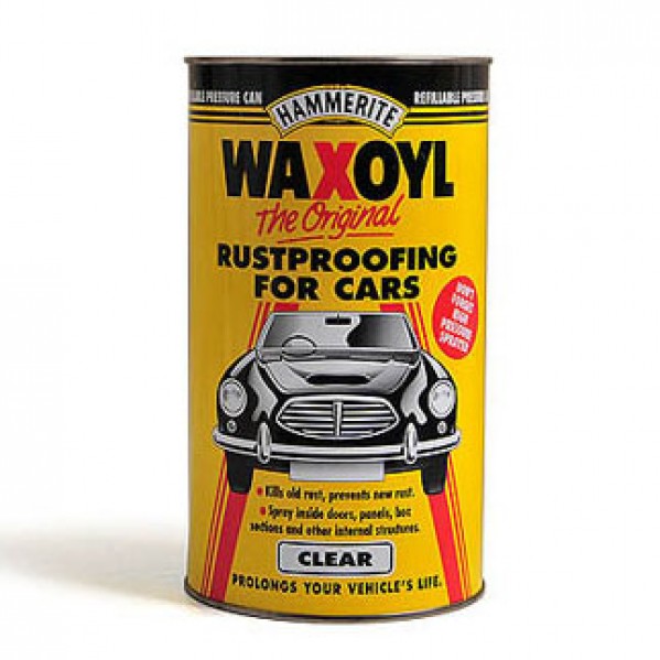 WAXOYL PRESSURE CAN – CLEAR AND BLACK - 2.5 LITRE 