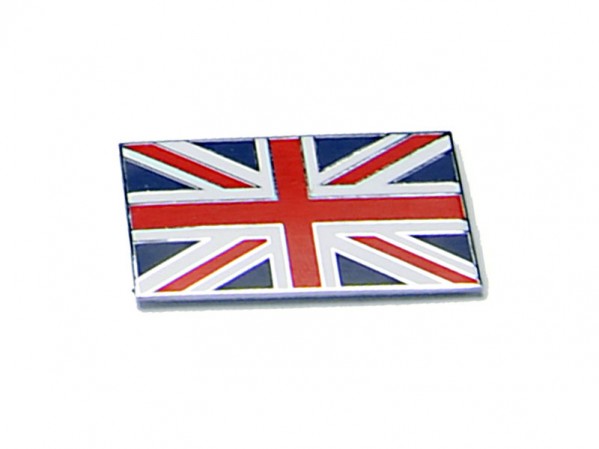 Union Jack badge enamel self adhesive - Pair