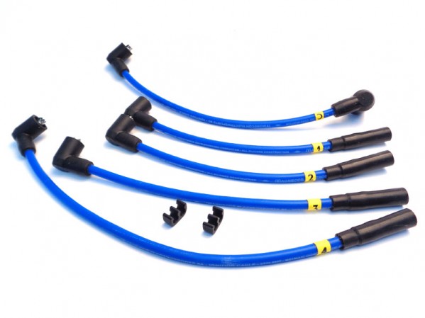Competition Silicone Plug Lead Set 4 Cyl - Blue