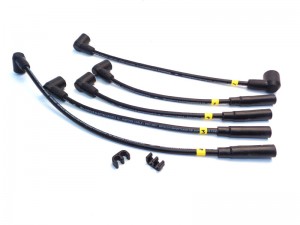 Silicone Plug Lead Set 4 Cyl - Black