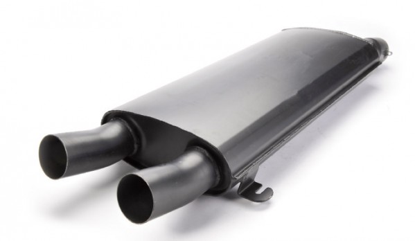 WA 60mm Rear Exit Tail Silencer - single oval