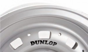 Dunlop Wheel Sticker - Black
