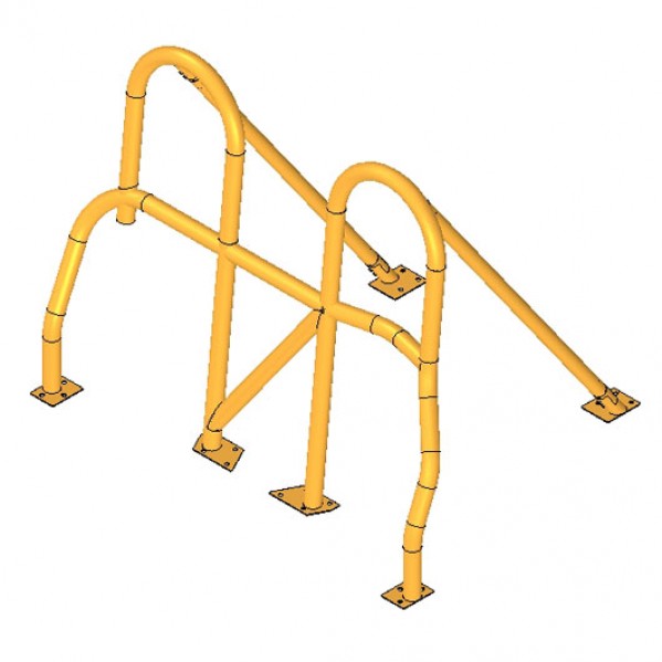 100S Roll Over Bar Left Hand Drive with R/H removable hoop